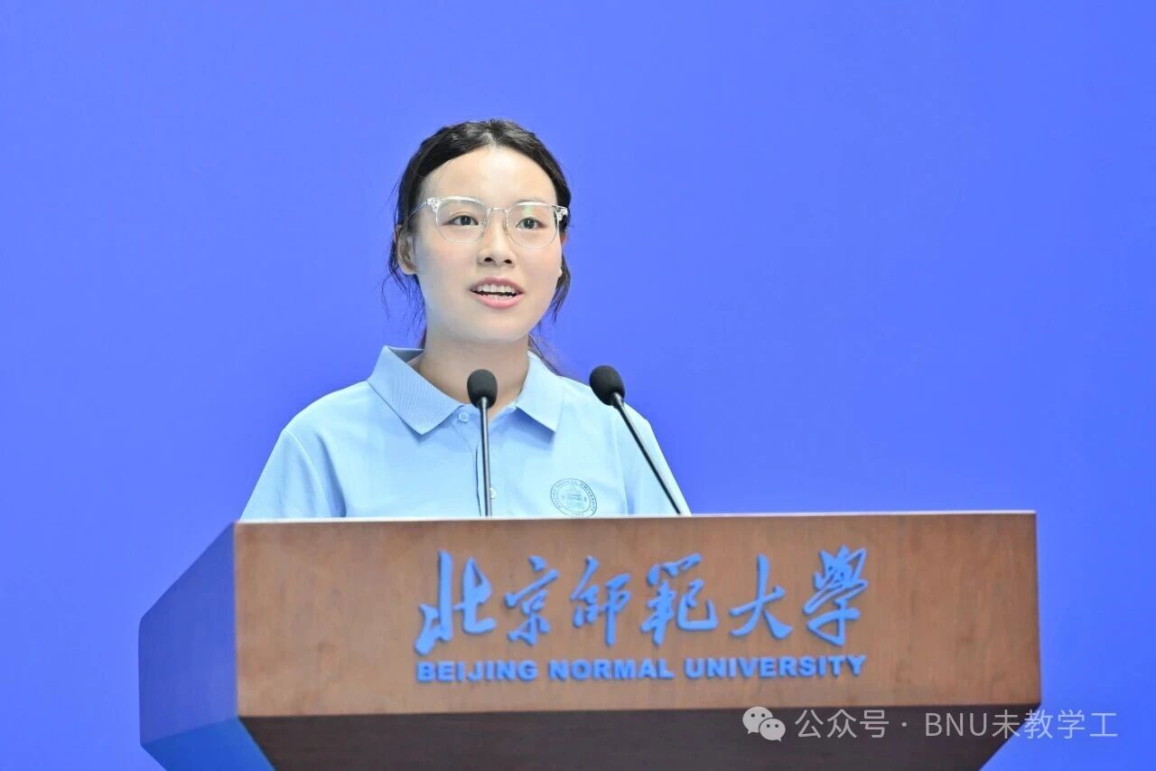 研究生新生代表潘倩在88038威尼斯检测中心珠海校区2026级新生开学典礼上的发言